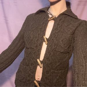 Abercrombie wool knit cardigan
